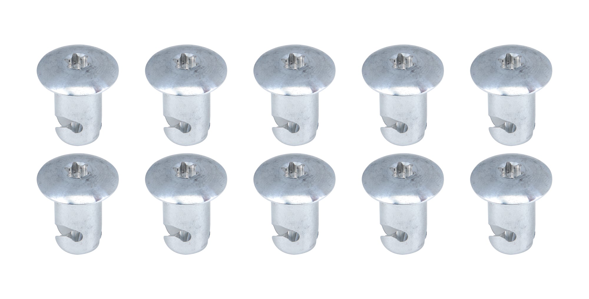 Allstar Performance Oval Hd T-30 Torx Fast. 7/16 .500in 10pk Alum