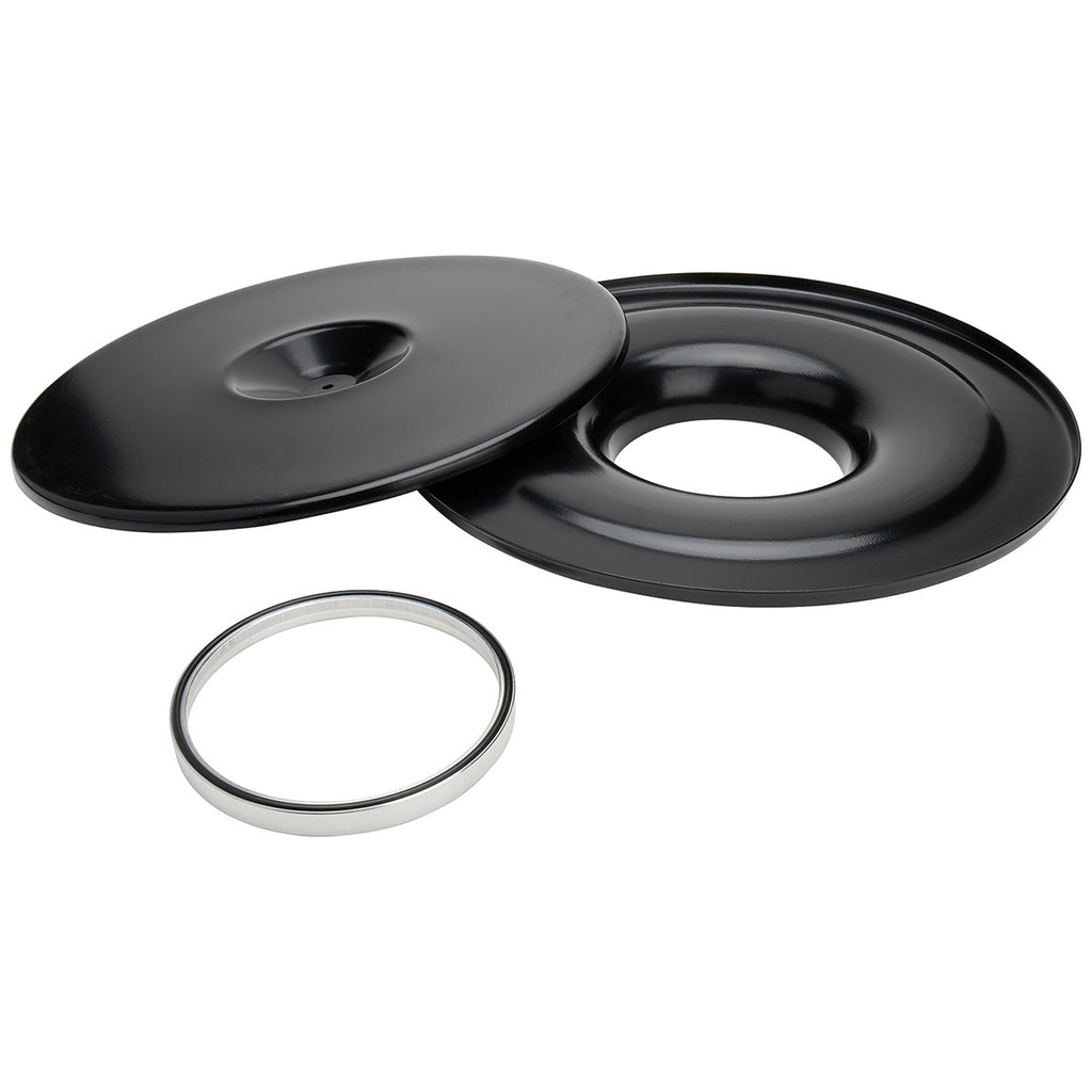 Allstar Performance Flat 14in Air Cleaner Kit Black