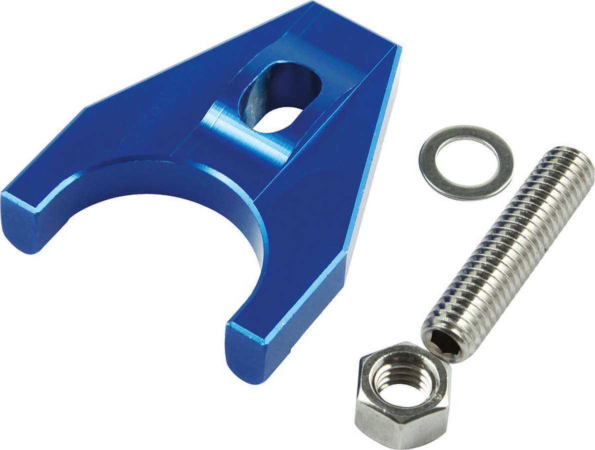 Allstar Performance Distributor Hold Down Blue — Fits Chevy V8