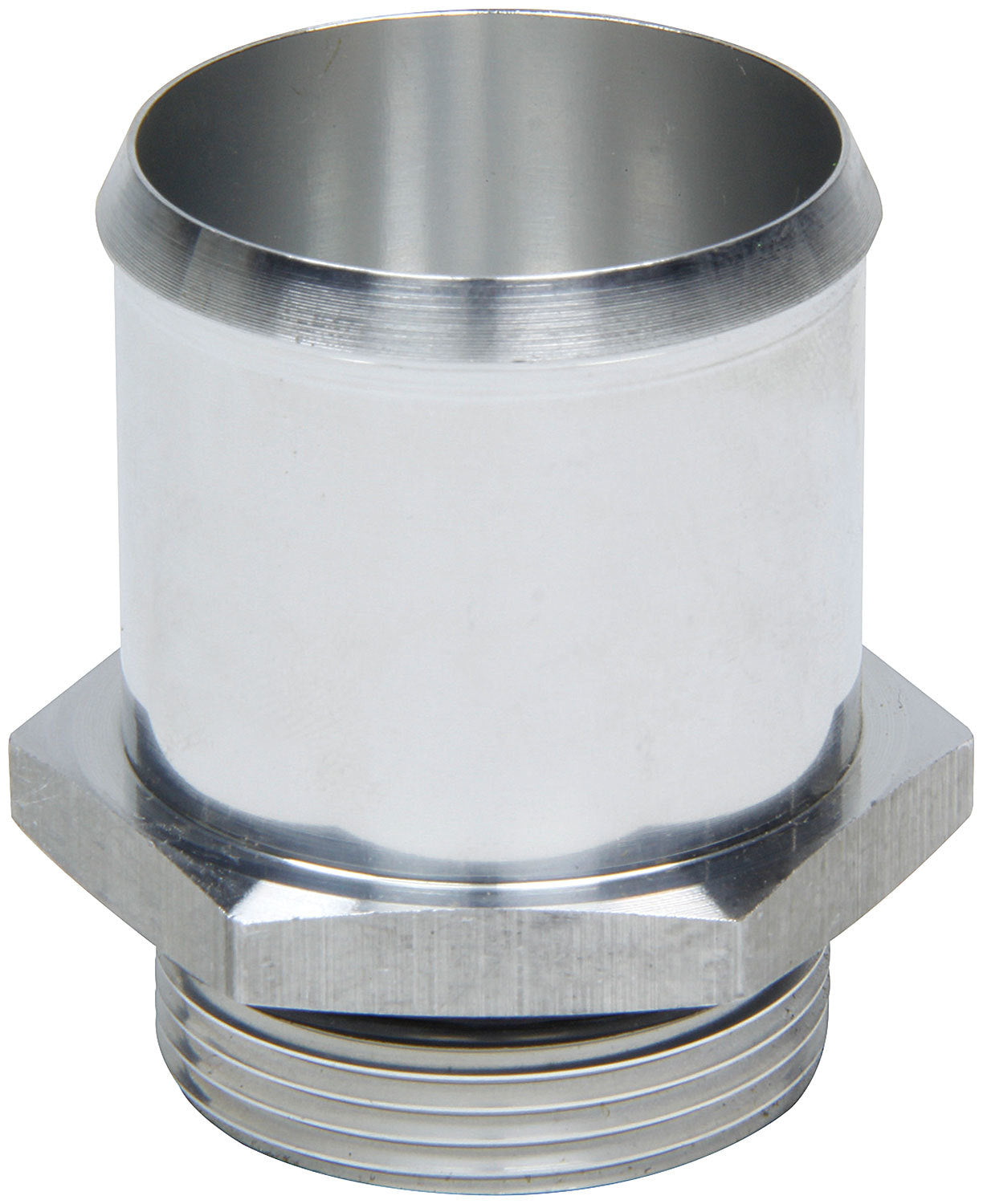 Allstar Performance Aluminum Inlet Fitting — 1-5/8-12 to 1-3/4 Hose Barb