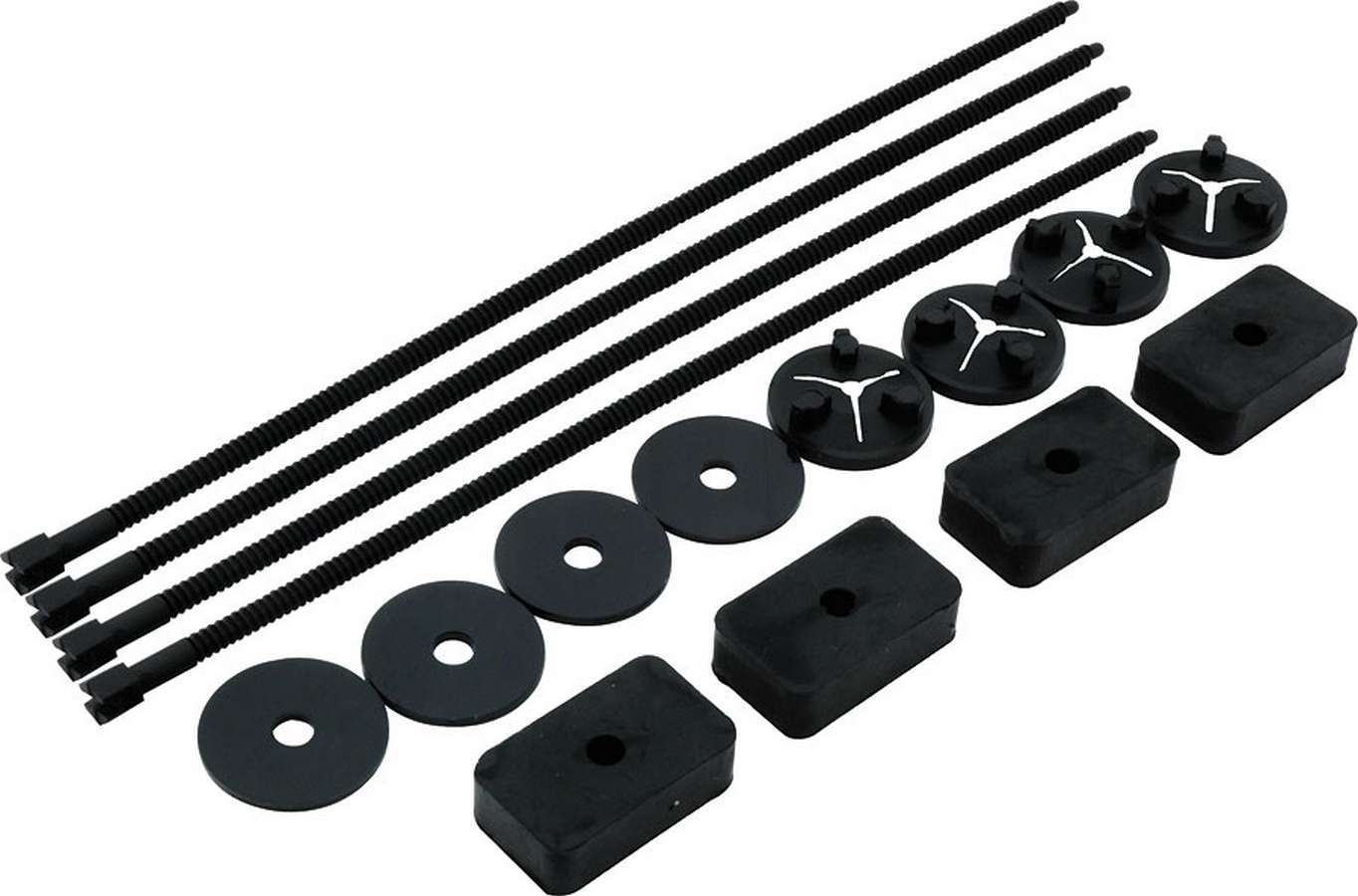 Allstar Performance Electric Fan Mounting Kit Nylon Push-Through — Universal Radiator Fitment