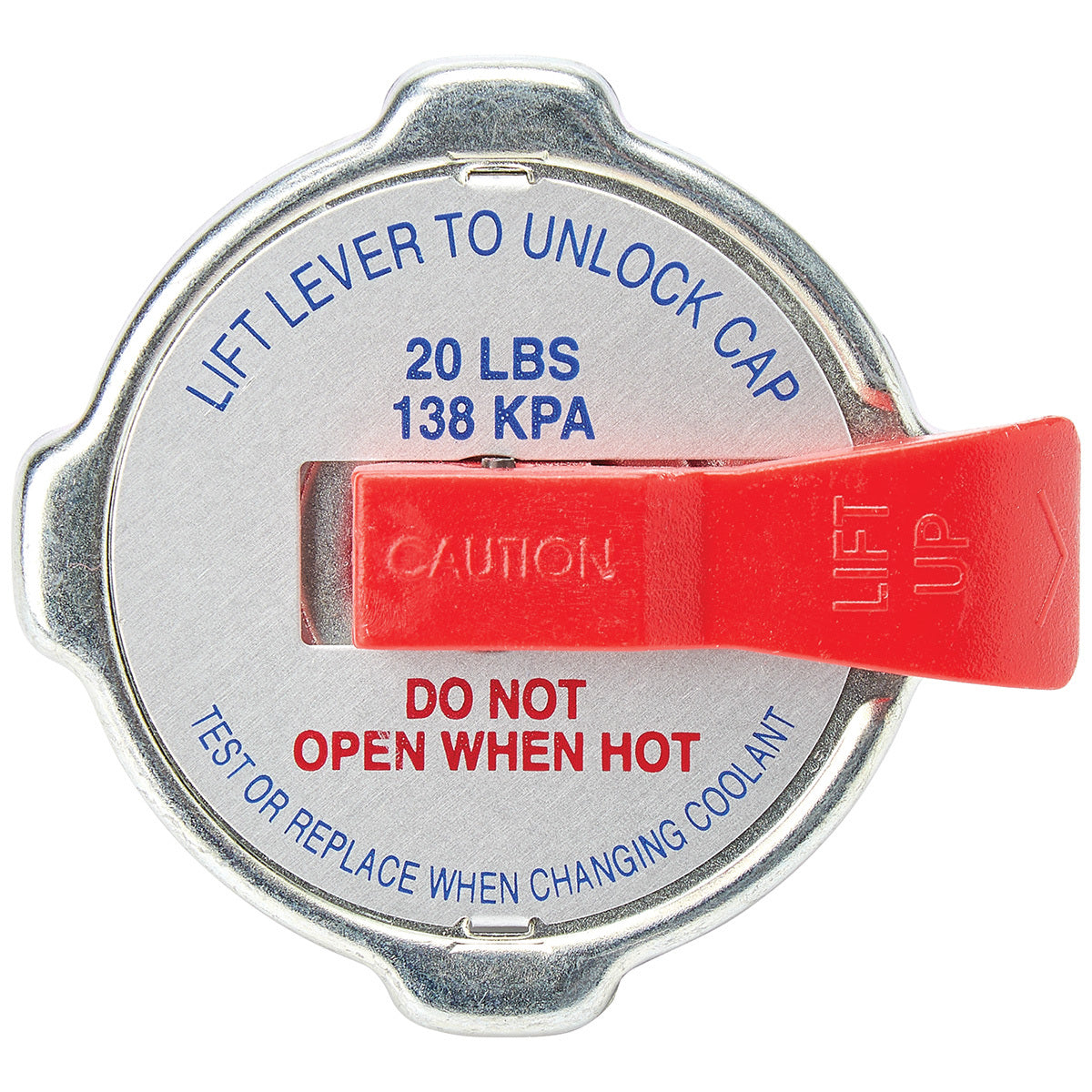 Allstar Performance Radiator Cap 18-22 PSI Lever-Style — Fits Standard Radiator Necks