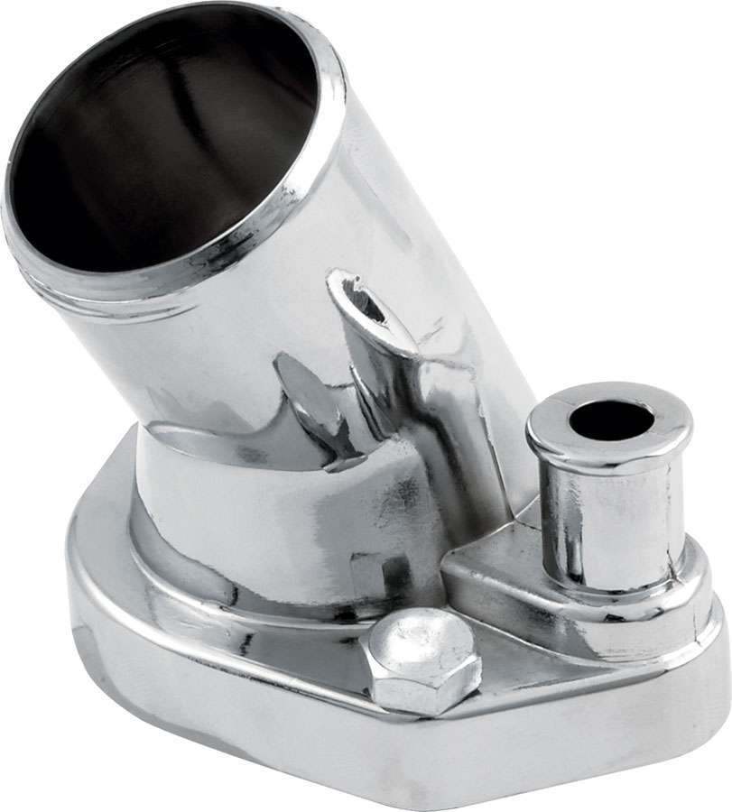 Allstar Performance SBF Water Neck 45 Deg Chrome