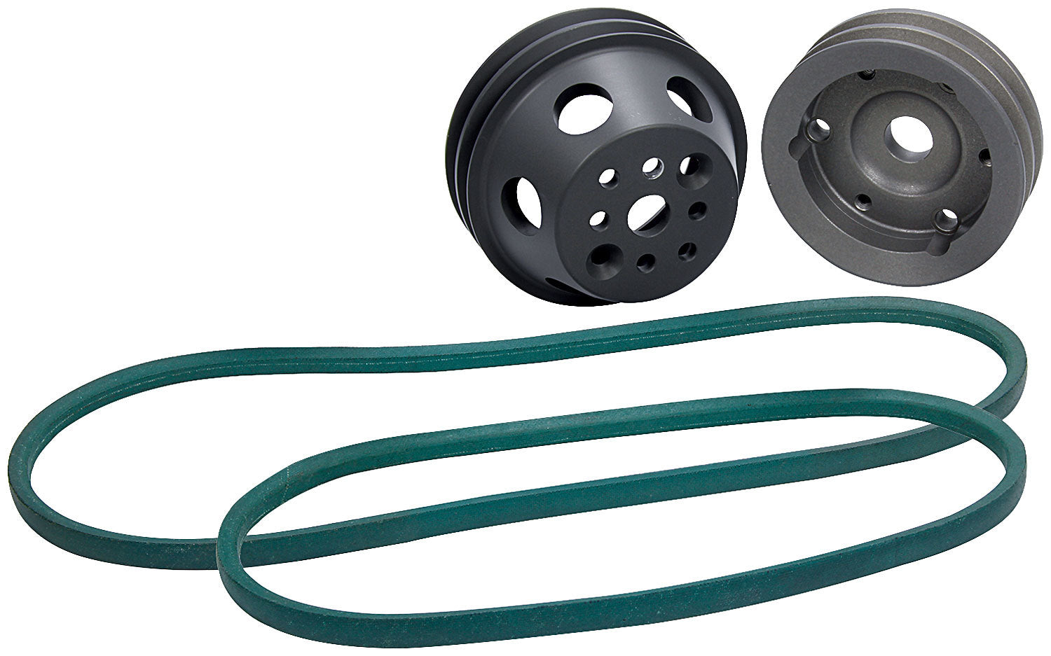 Allstar Performance Reduction Pulley Kit 2-Groove — Small Block Chevy