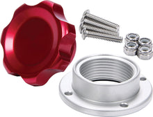 Load image into Gallery viewer, Allstar Performance Filler Cap Red with Bolt-In Alum Bung Small