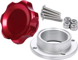 Allstar Performance Filler Cap Red with Bolt-In Alum Bung Small