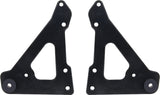 Allstar Performance Front Motor Plate 2pc w/ Bushings Black