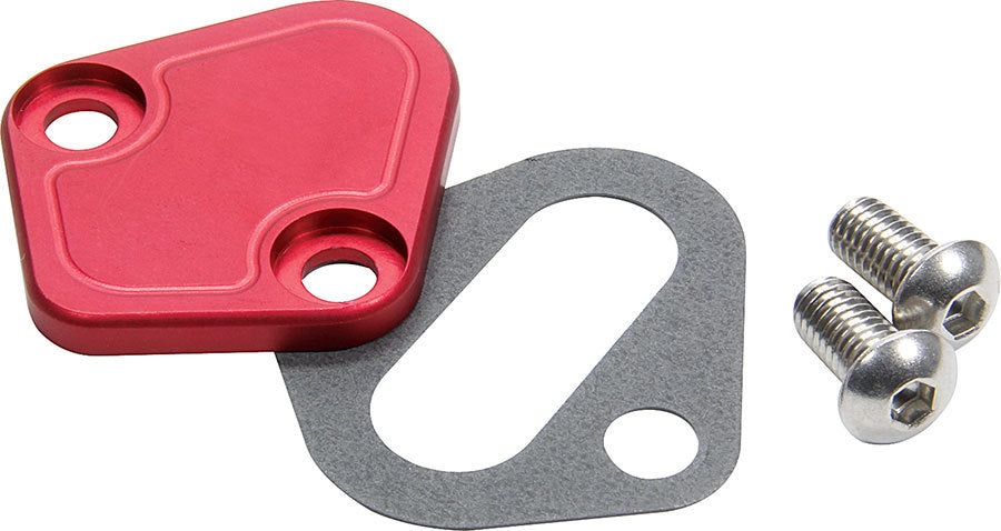 Allstar Performance BBC F/P Block Off Plate Red