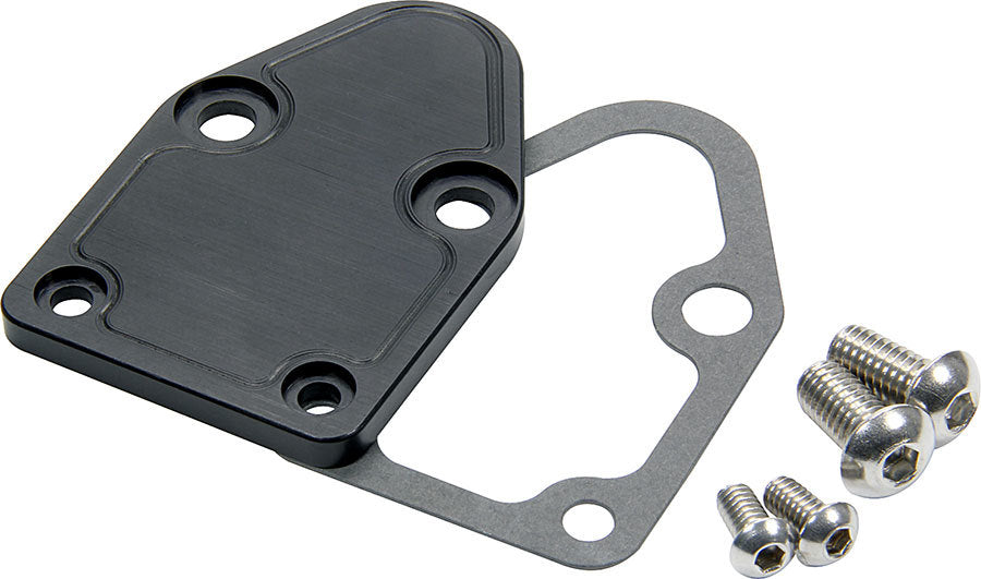 Allstar Performance SBC Fuel Pump Block-Off Plate — Fits Small Block Chevy Engines