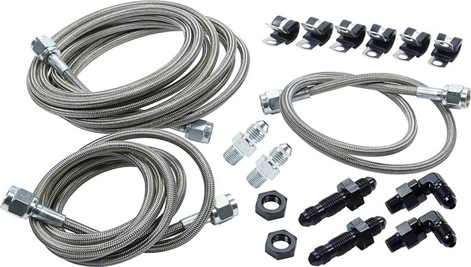 Allstar Performance Front End Brake Line Kit 3AN — Dirt Late Model