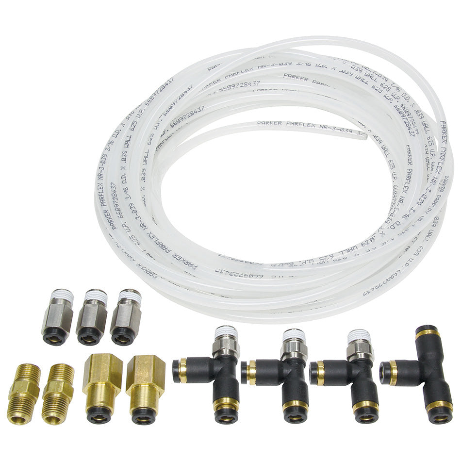 Allstar Performance Nylon Brake Line Kit for use w/ Gauges