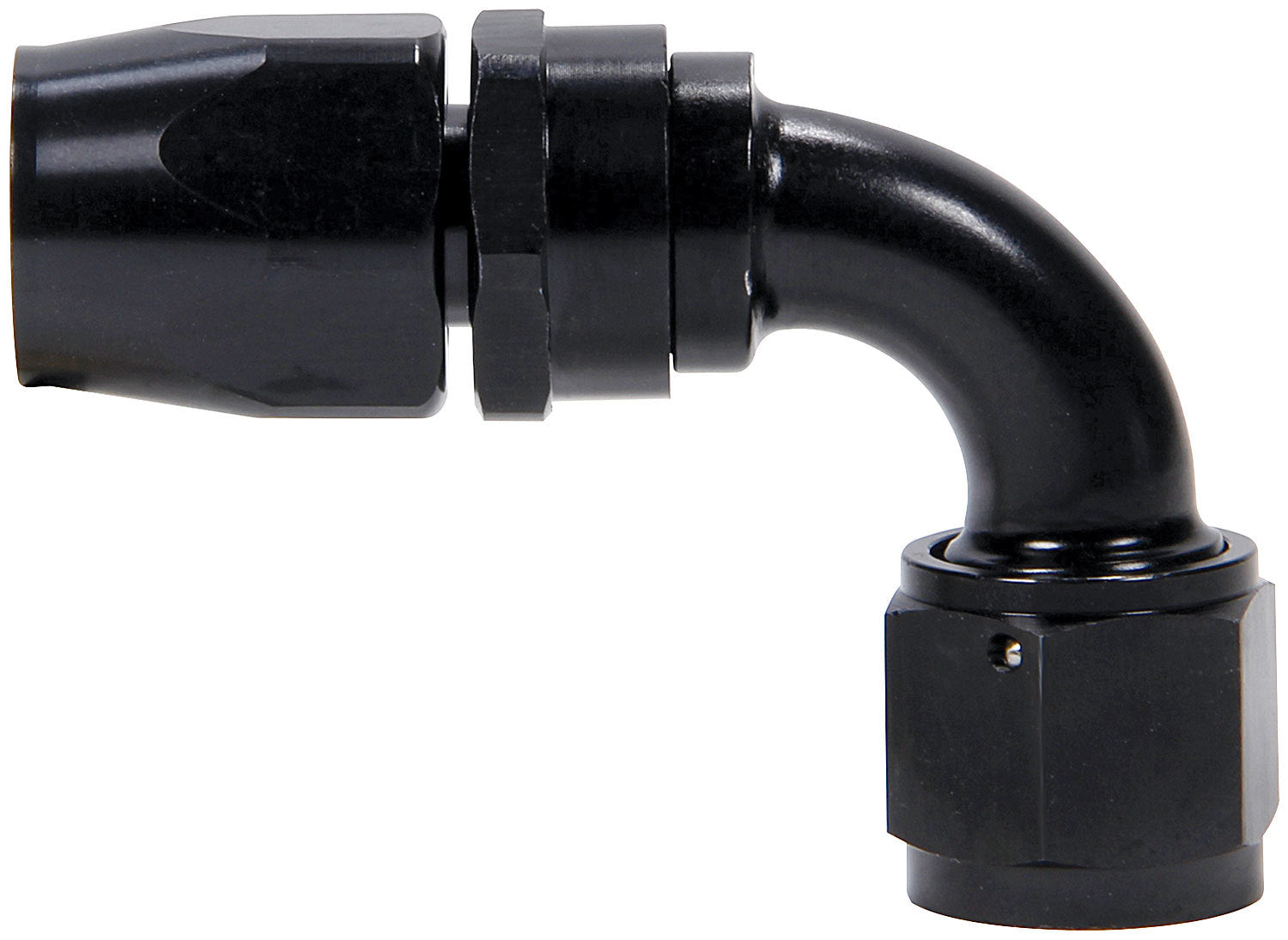 Allstar Performance Hose End 90 Degree -10 Black