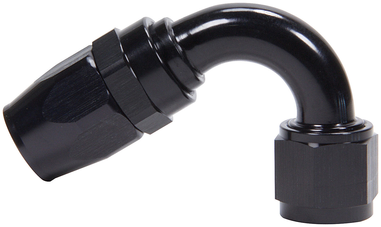 Allstar Performance Hose End 120 Degree -10 Black