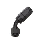 Allstar Performance Reusable Hose End Black 45 Deg Elbow -6