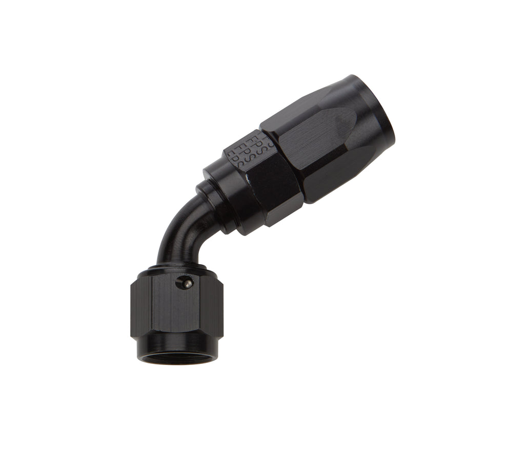 Reusable Hose End Black 60 Deg Elbow -6