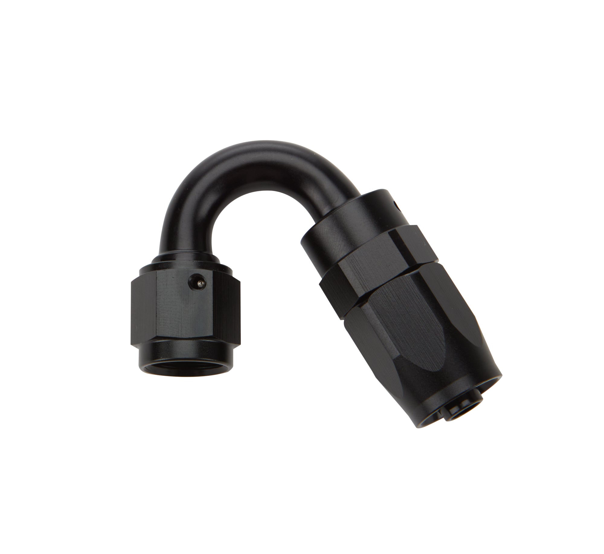 Allstar Performance Reusable Hose End Black 150 Deg Elbow -6