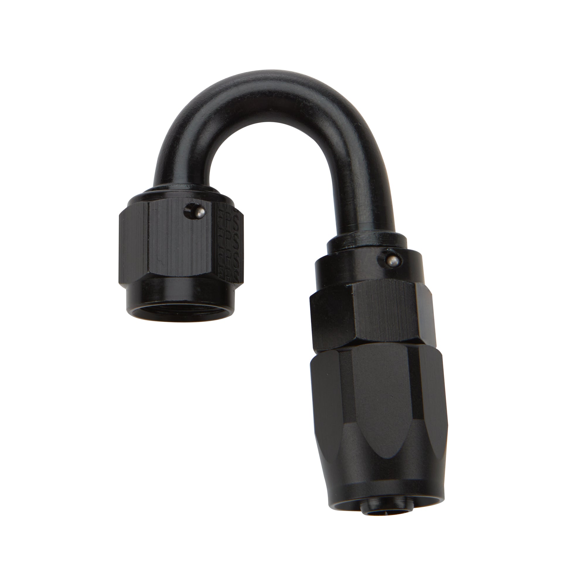 Allstar Performance Reusable Hose End Black 180 Deg Elbow -12