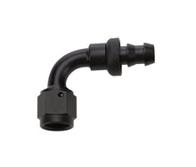 Load image into Gallery viewer, Pushlock Hose End Black 90 Deg Elbow -6