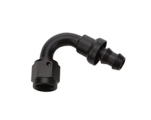 Load image into Gallery viewer, Pushlock Hose End Black 120 Deg Elbow -6