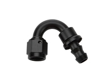 Cargar imagen en el visor de la galería, Pushlock Hose End Black 150 Deg Elbow -6