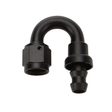 Load image into Gallery viewer, Pushlock Hose End Black 180 Deg Elbow -8