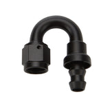 Pushlock Hose End Black 180 Deg Elbow -12