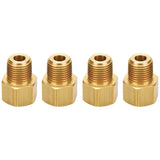 Allstar Performance Adapter Fittings 1/8 NPT to 1/4 Line 4pk