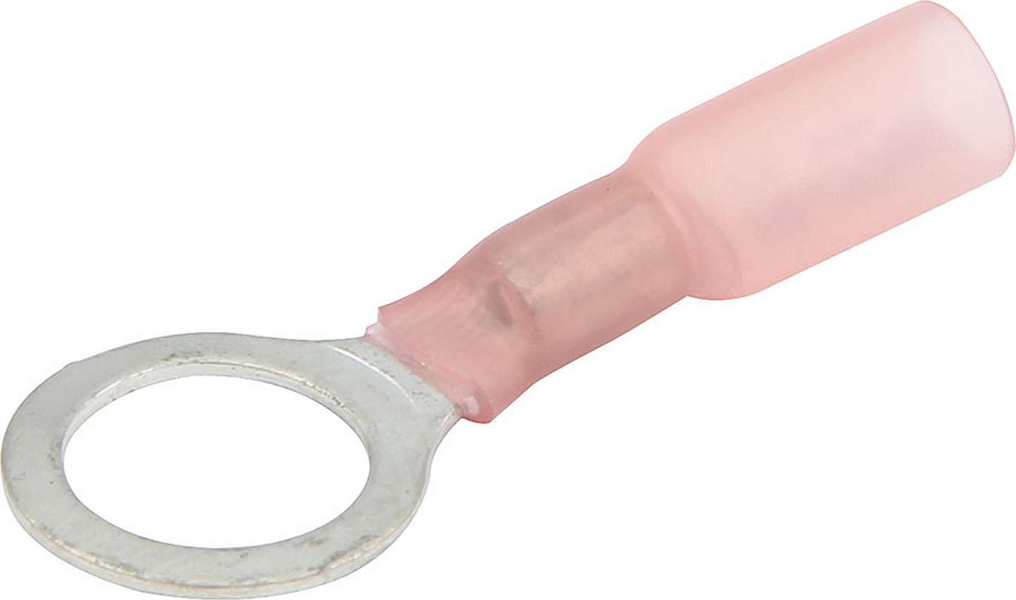 Allstar Performance Ring Terminal 3/8in Hole Heat Shrink 22-18 10pk