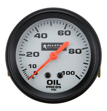 Load image into Gallery viewer, Allstar Performance Oil Pressure Gauge 0-100PSI 2-5/8in