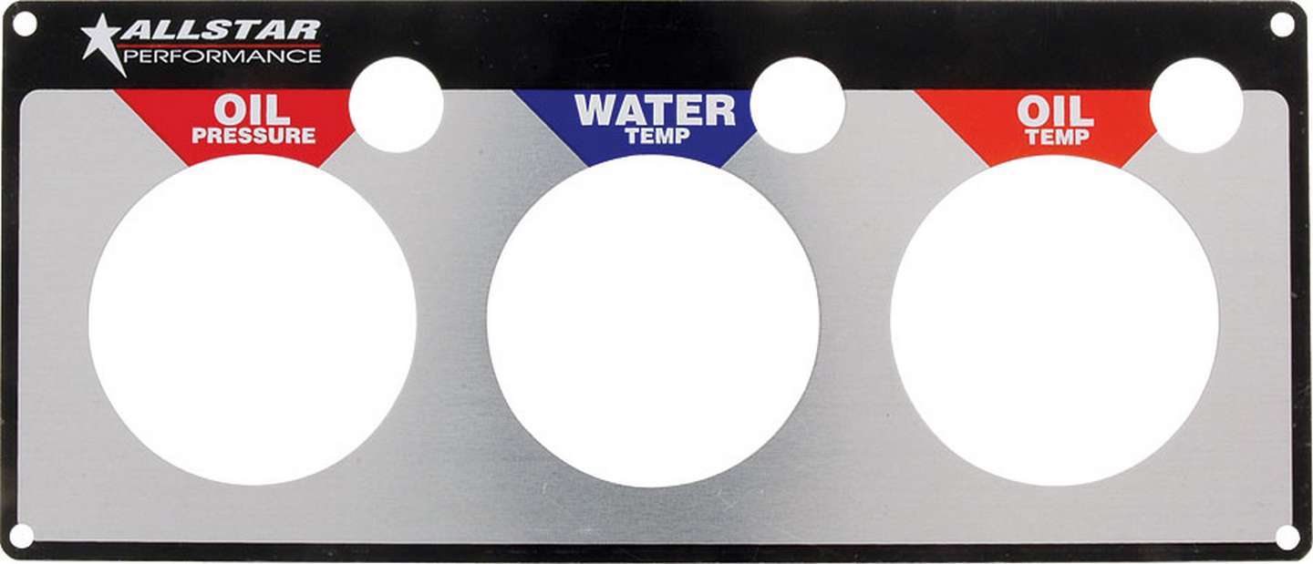 Allstar Performance Repl 3 Gauge Panel OP/WT/OT