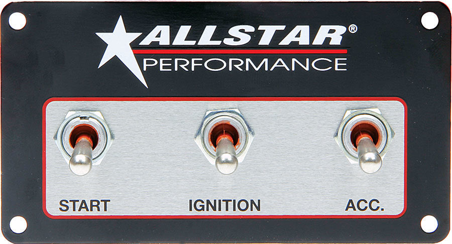 Allstar Performance Weatherproof Switch Panel Three Switches