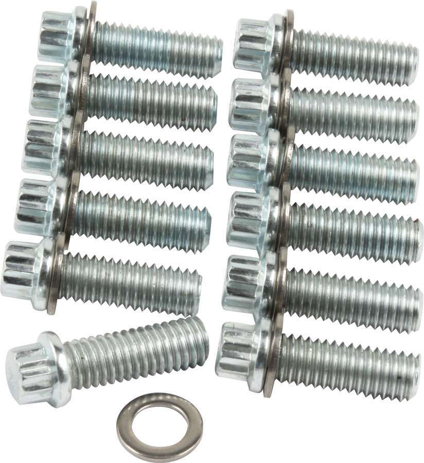 Allstar Performance Intake Bolt Kit SBC 12PT 12pk