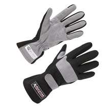 Load image into Gallery viewer, Driving Gloves SFI 3.3/1 S/L Black/Gray Medium