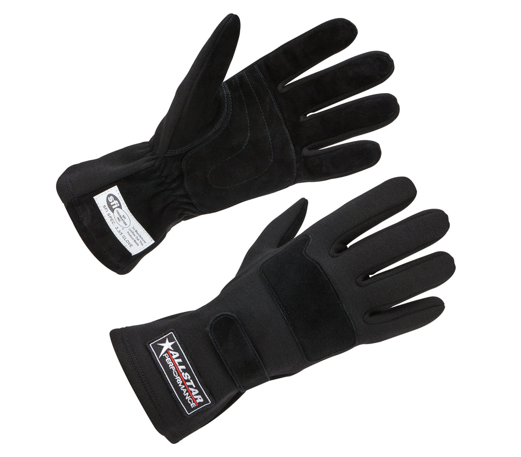 Allstar Performance Driving Gloves SFI 3.3/5 D/L Black X-Large