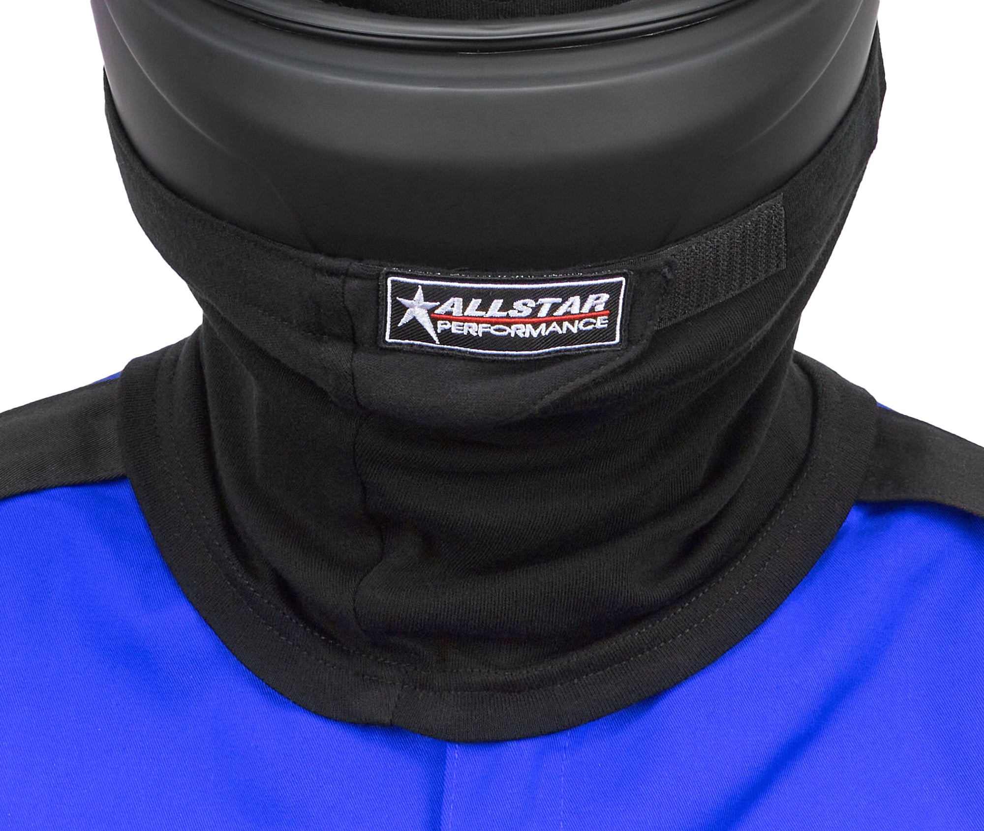 Allstar Performance Helmet Skirt Non-SFI Single Layer Black