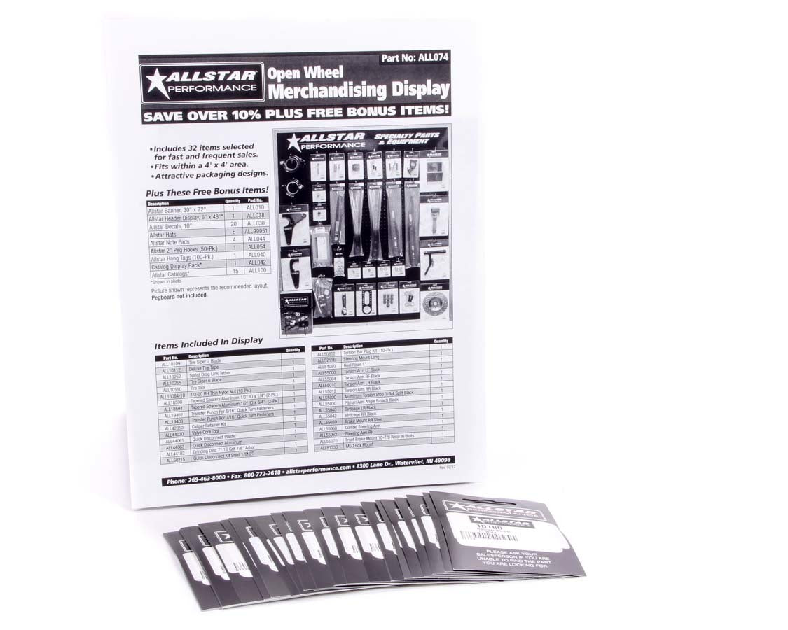 Allstar Performance Merchandising Display Components for ALL074