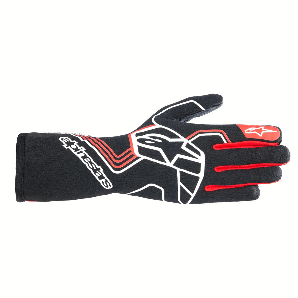 Guante Tech-1 Race V4 Negro/Rojo Grande