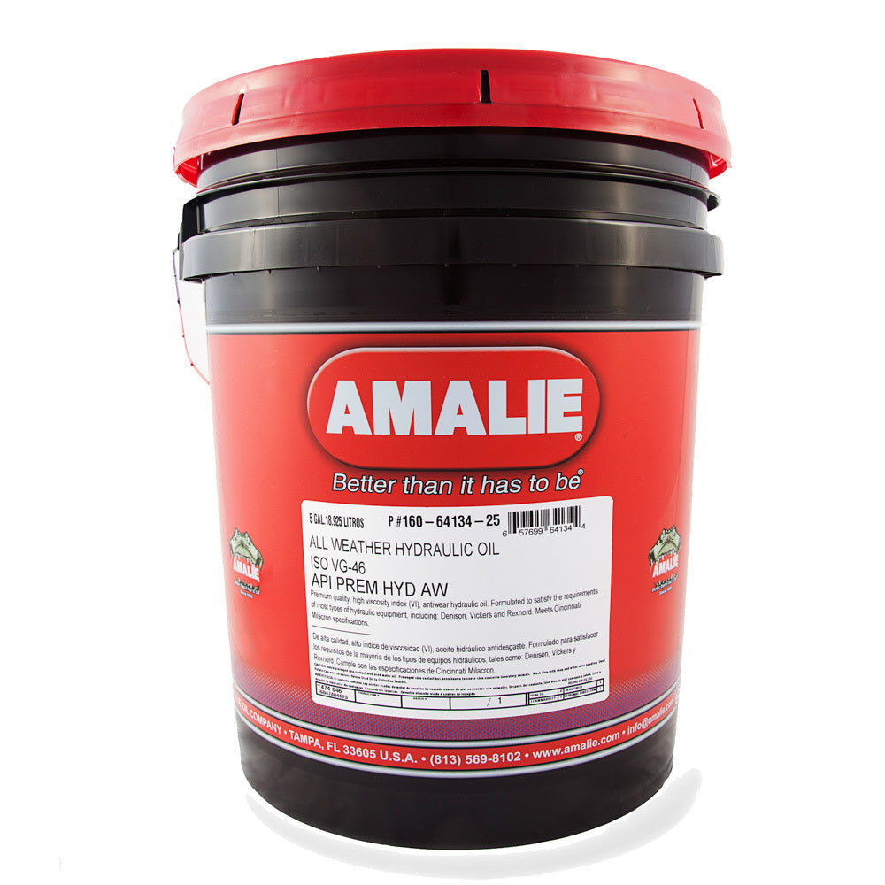 Amalie All-Weather Hydraulic Oil 46 5 Gallon | GGCRACING
