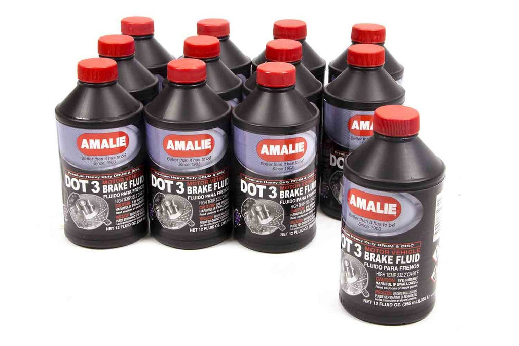 Amalie Dot 3 Brake Fluid Case 12x12 Oz