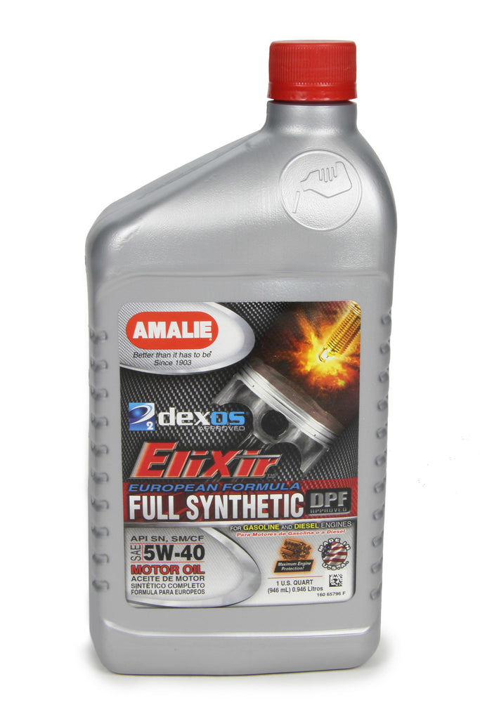 Amalie Elixir Full Synthetic 5w40 Dexos2 1Qt