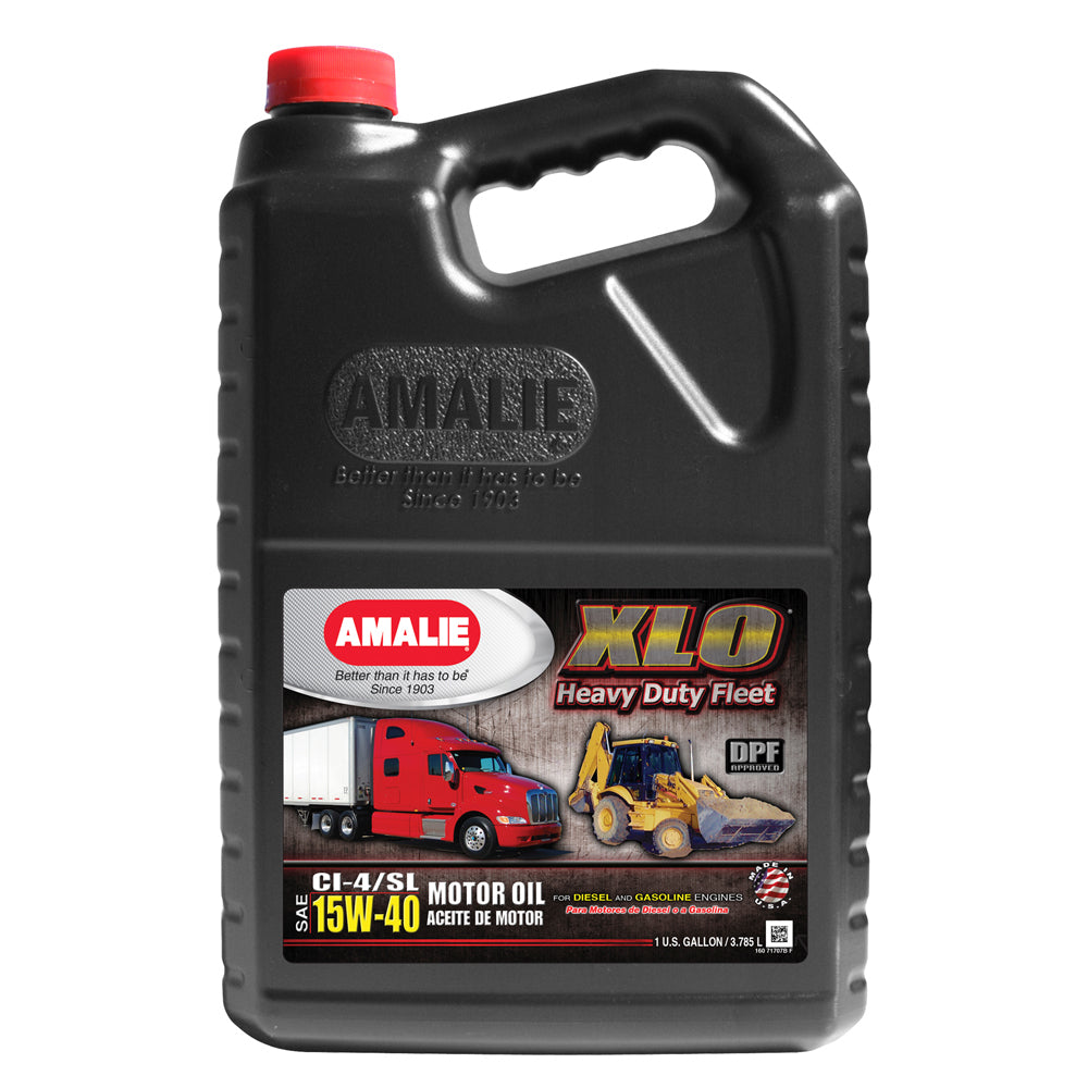 Amalie XLO Heavy Duty Fleet Oil 15w40 Case 1 Gallon