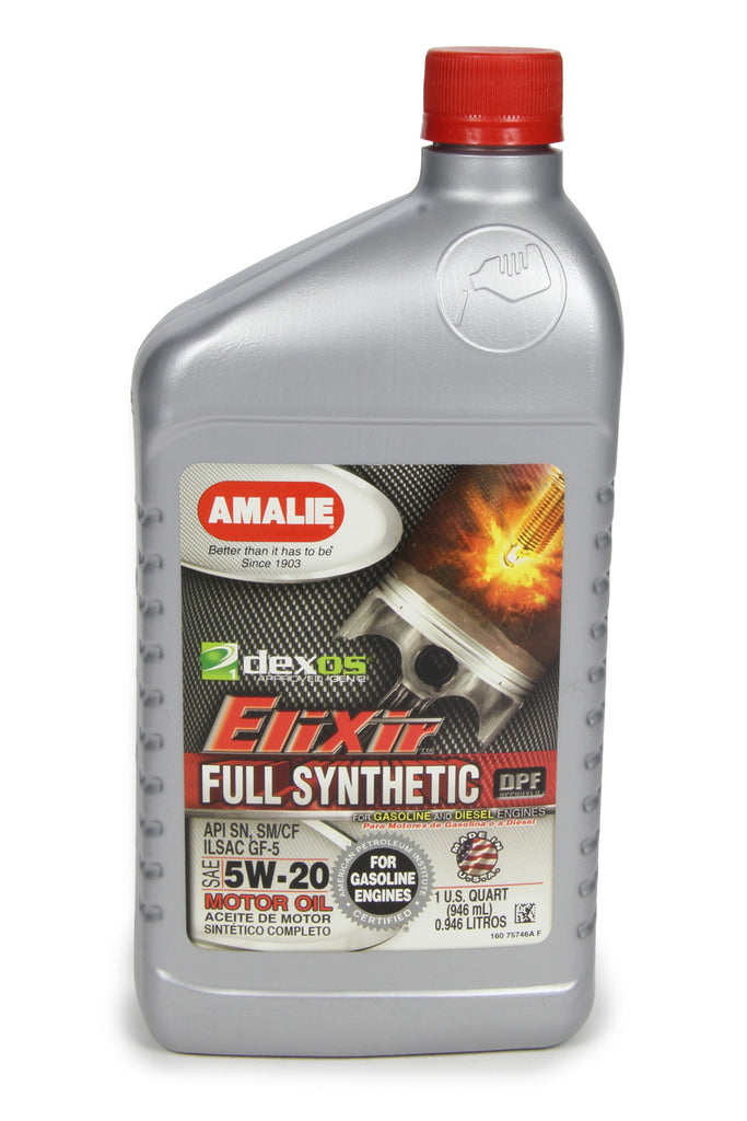 Amalie Elixir Full Synthetic 5w20 Dexos1 1 Qt