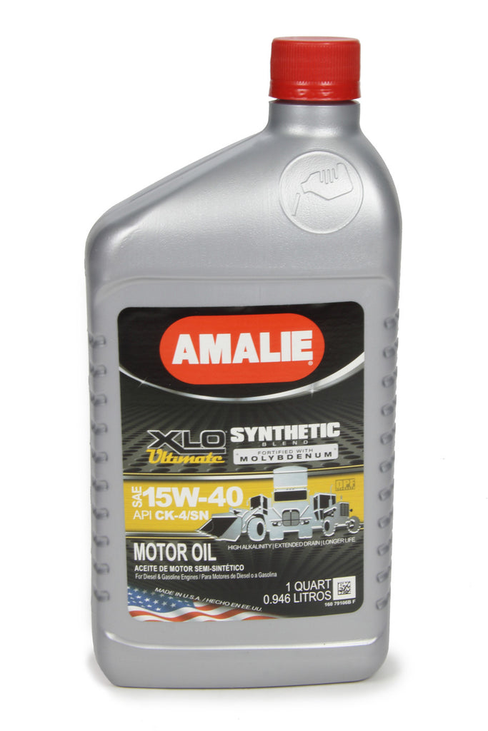 Amalie XLO Ultimate Syn Blend w /Moly 15w40 1Qt