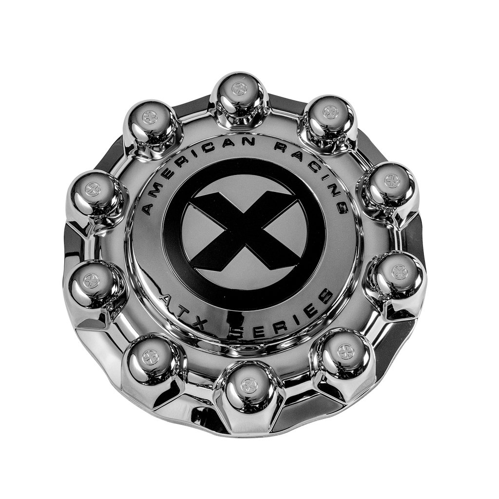 ATX FULL FRONT SNAP ON  CAP COVER CHROME