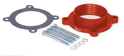 Throttle Body Spacer Poweraid 1" Red Anodized Aluminum