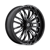 Brand Fuel UTV Wheel Diameter 22 Inches Vehicle Rim Size 22x7 Color Gloss Black Milled