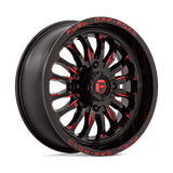 Fuel Off-RoadD822 18X7 4X156 G-BLK MILL-RED 13MM