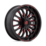 Fuel Off-RoadD822 20X7 4X137 G-BLK MILL-RED 13MM