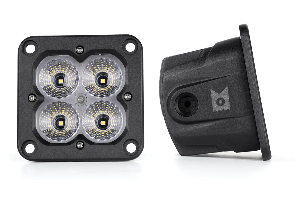 ARC Lighting Concept Series Pod 3in LED Flood Beam Pair