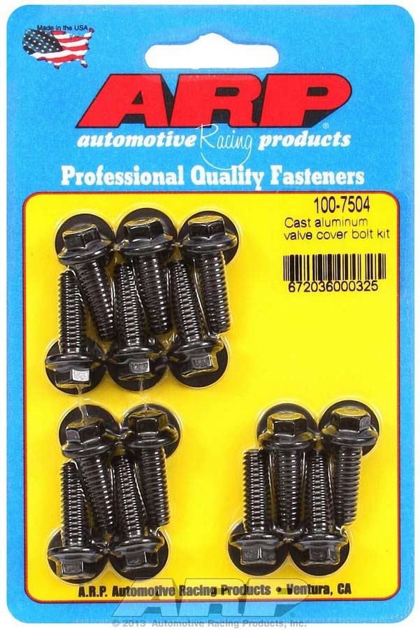 Auto Racing Products Valve Cover Bolt Kit - 1/4-20 6pt. (14)